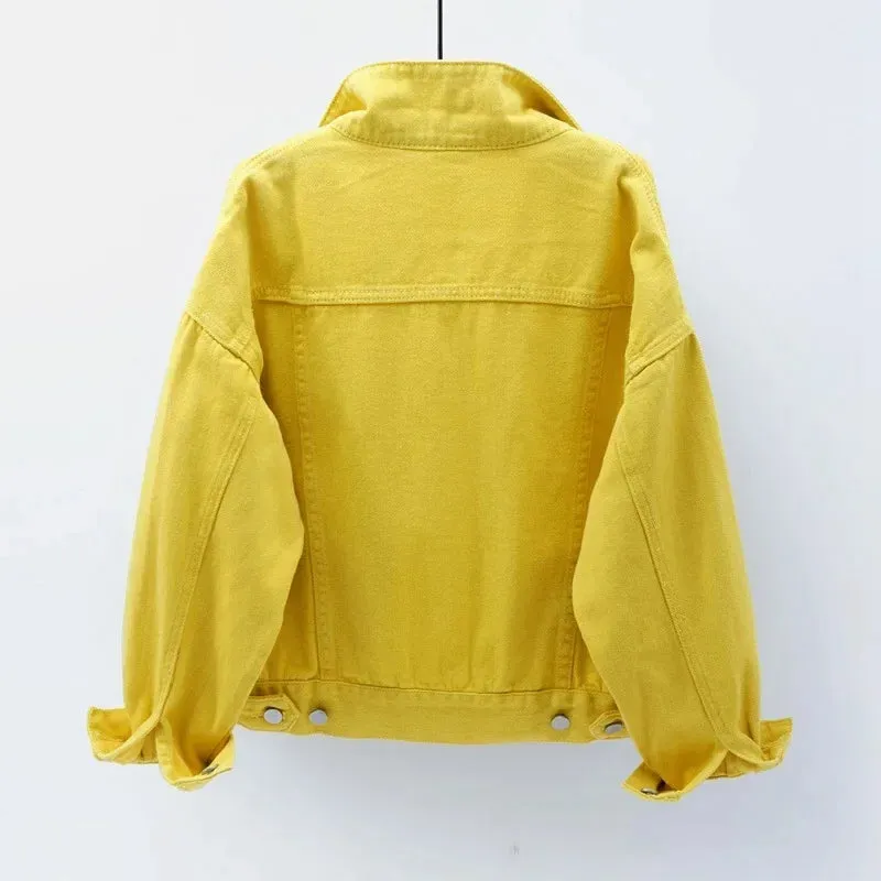 Oversized Classic Denim Jacket – Timeless & Stylish, 5 Sizes Available.