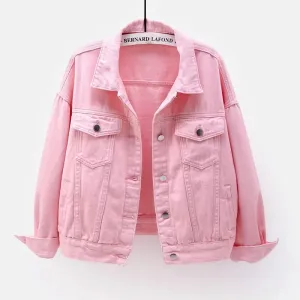 Oversized Classic Denim Jacket – Timeless & Stylish, 5 Sizes Available.