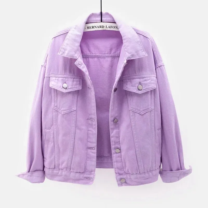 Oversized Classic Denim Jacket – Timeless & Stylish, 5 Sizes Available.