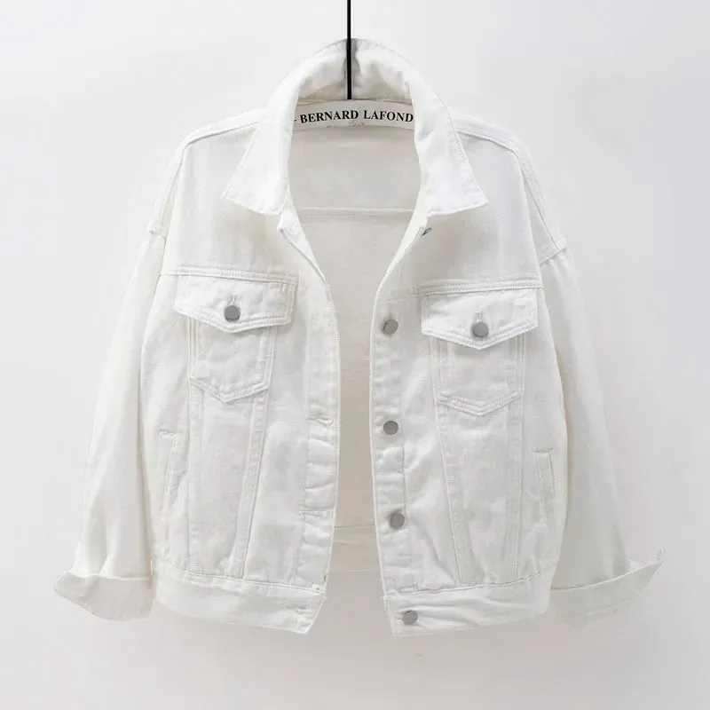 Oversized Classic Denim Jacket – Timeless & Stylish, 5 Sizes Available.