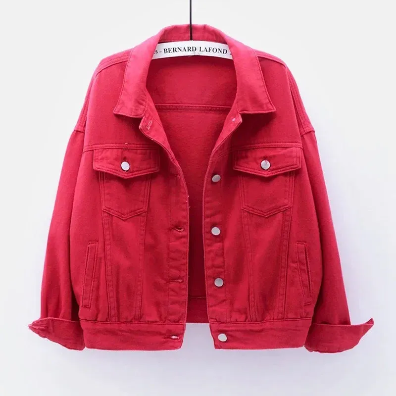 Oversized Classic Denim Jacket – Timeless & Stylish, 5 Sizes Available.