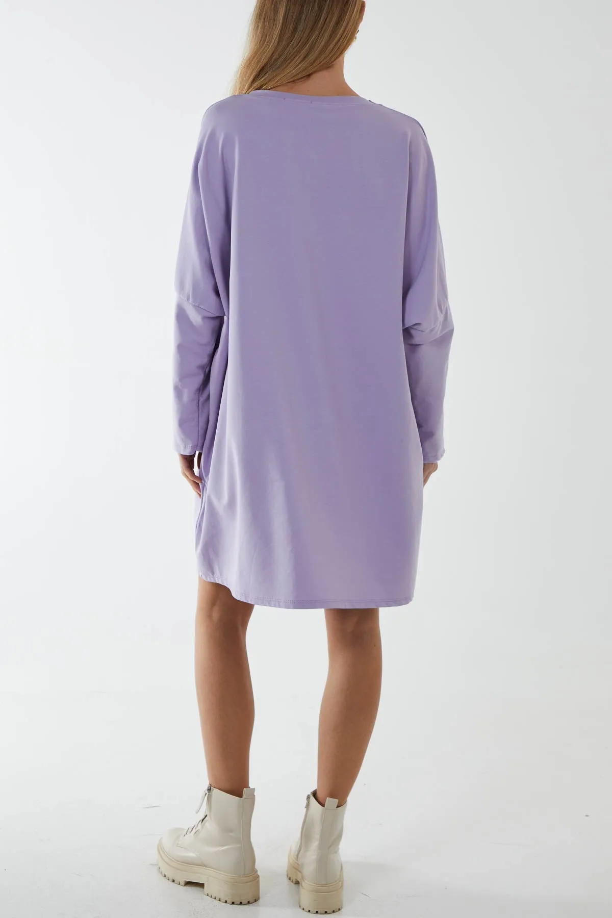 Oversized Sweat Shirt Mini Dress