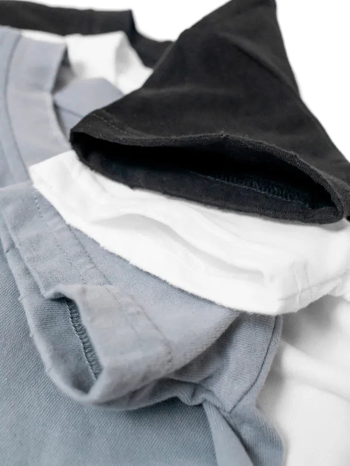 Oversized V-Neck Tee - Storm