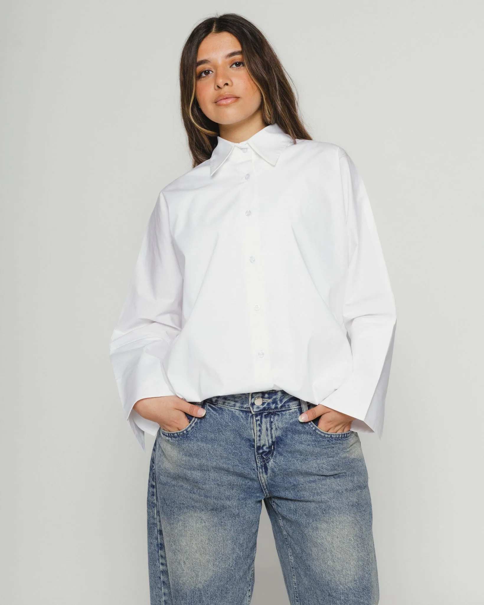 Oversized Wide Sleeve Shirt
