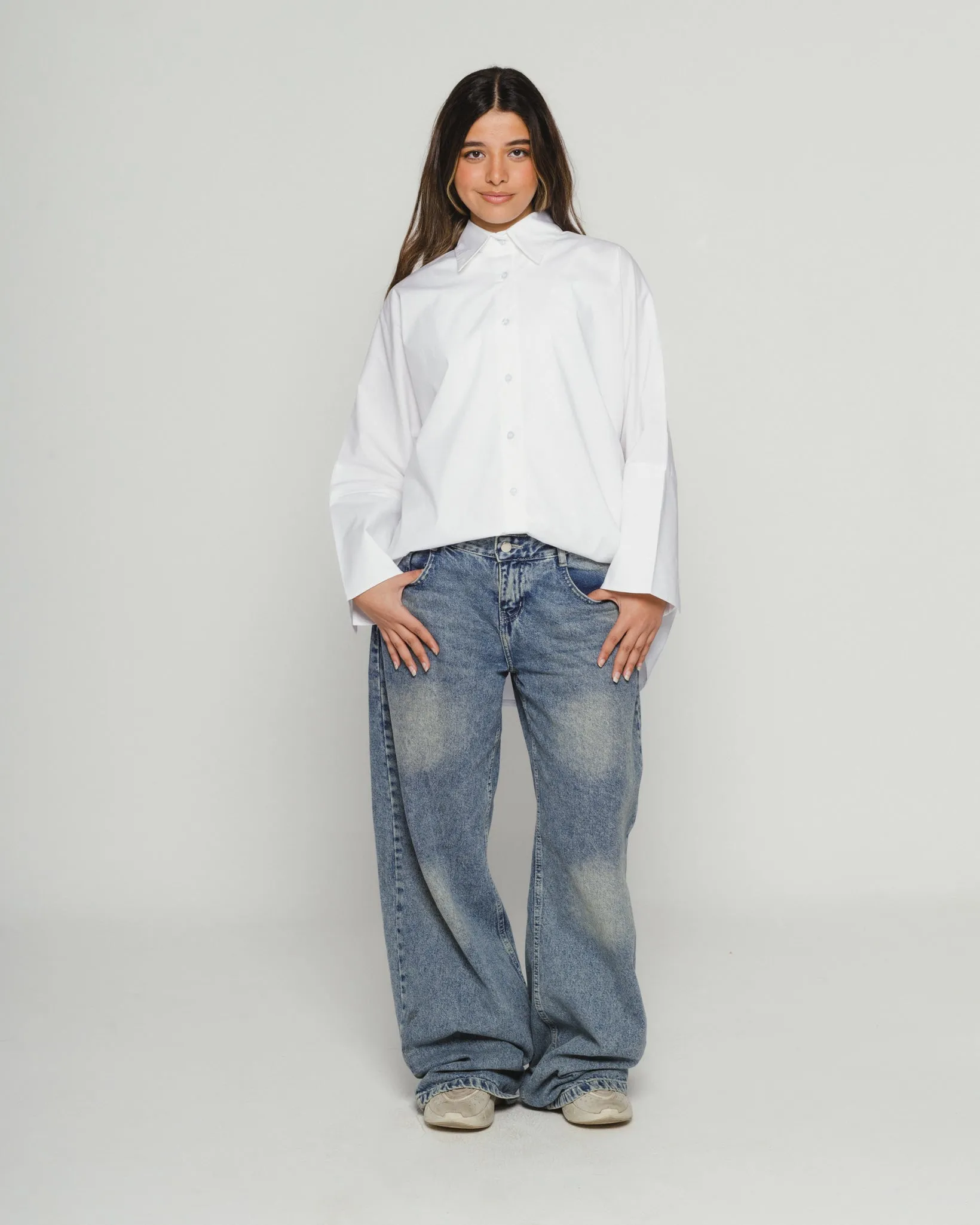 Oversized Wide Sleeve Shirt