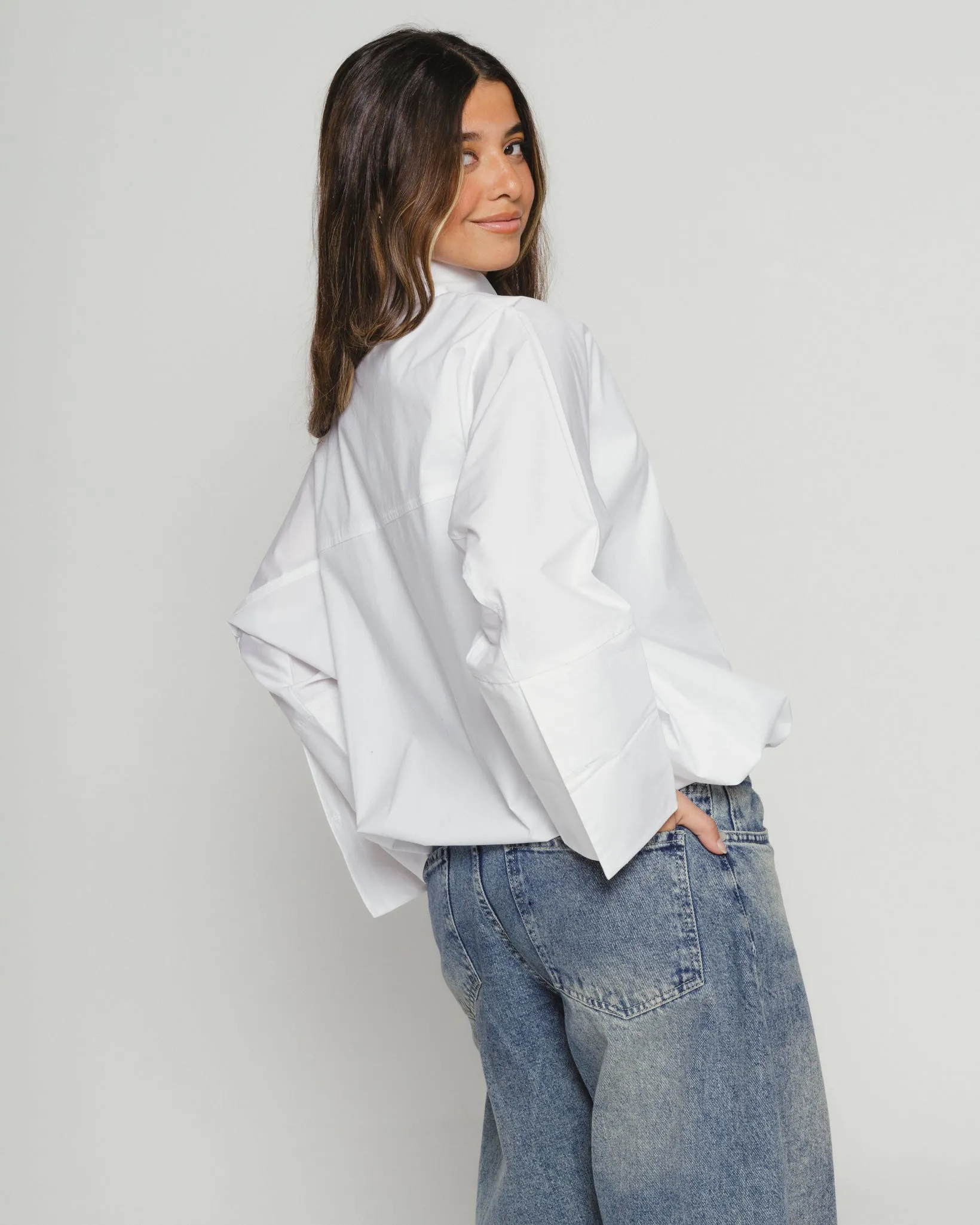 Oversized Wide Sleeve Shirt
