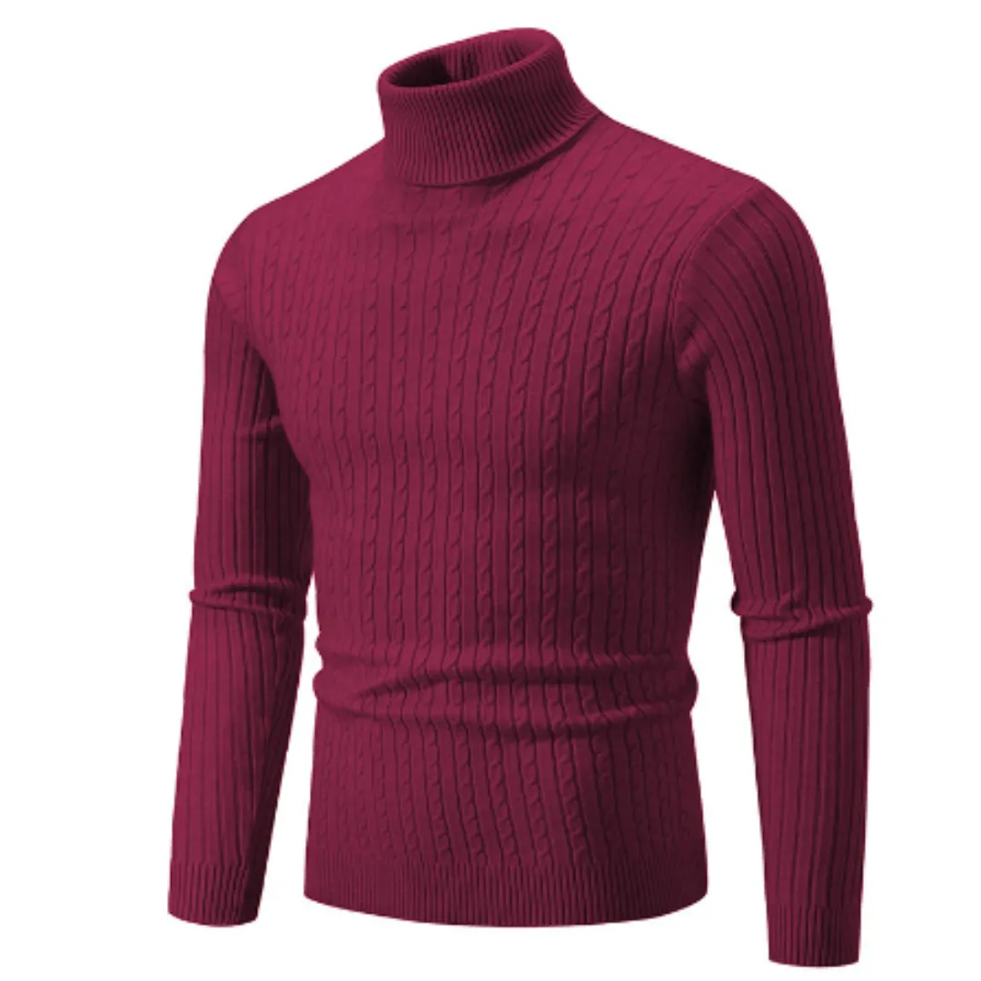 Owenor | Men Turtlenck Slim Fit Knitted Sweater | Wam