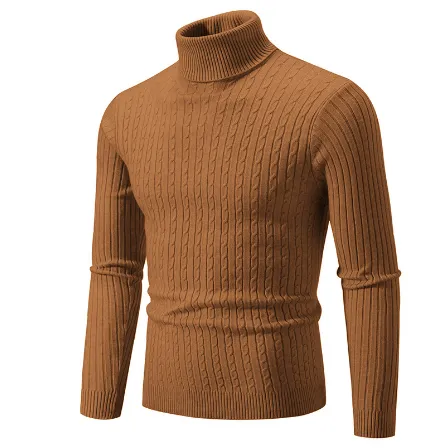 Owenor | Men Turtlenck Slim Fit Knitted Sweater | Wam