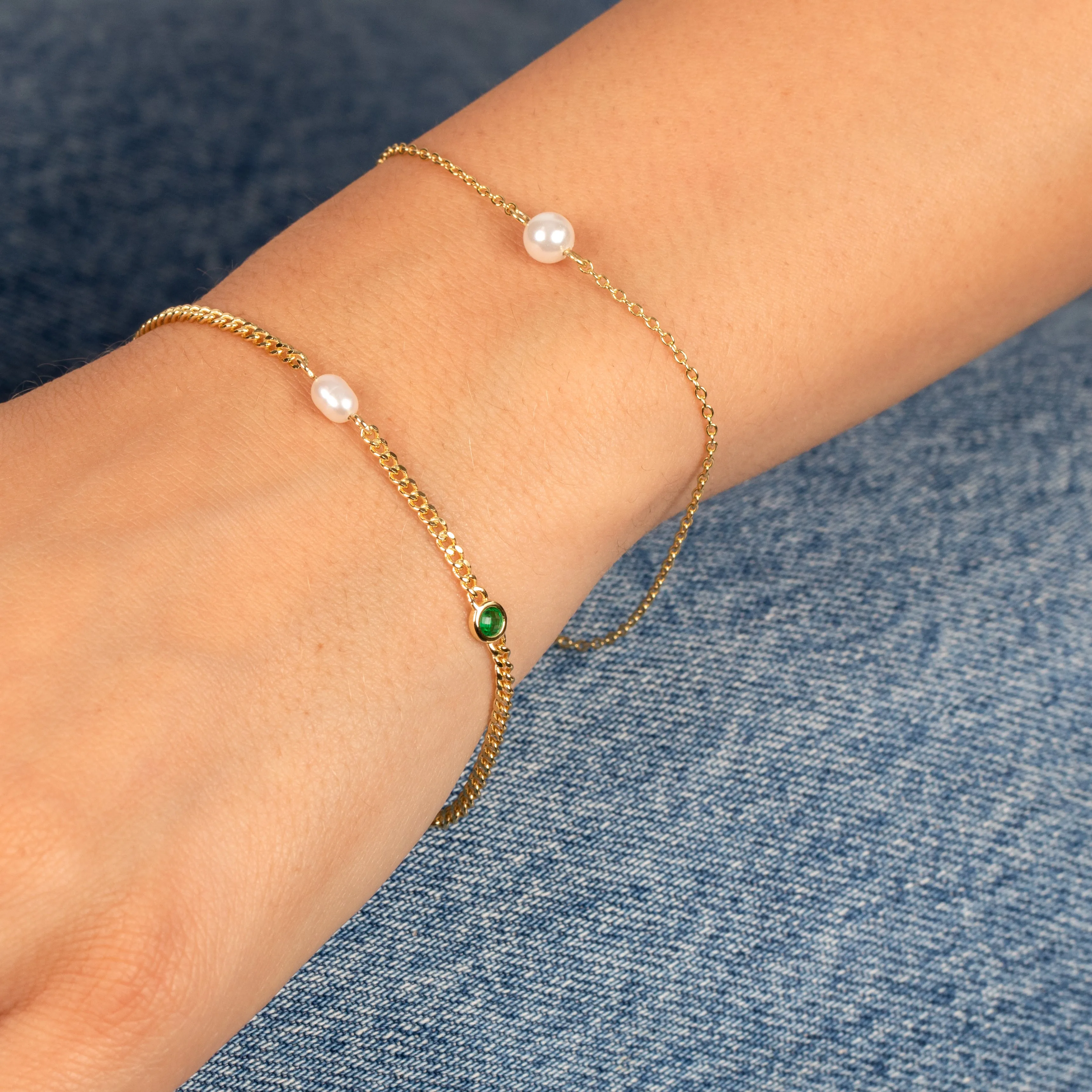 Pearl Chain Bracelet