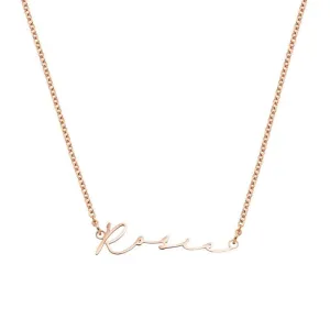 Personalised Cherished Signature Name Necklace – Customizable Jewelry