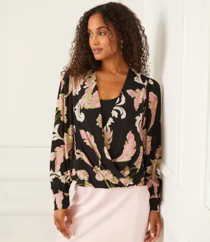 Petite Size Drape Front Top