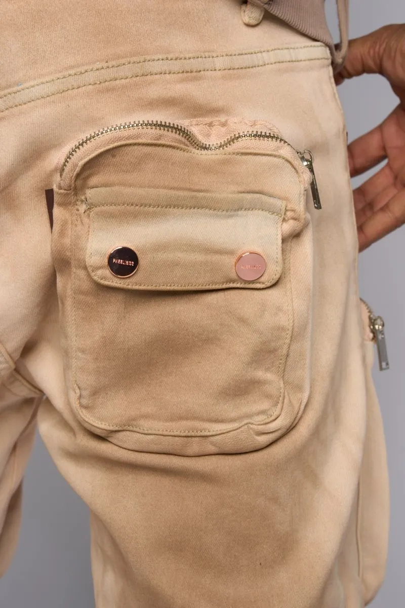 PHEELINGS JOURNEY TO GREATNESS FLARE STACK DENIM (CREAM)
