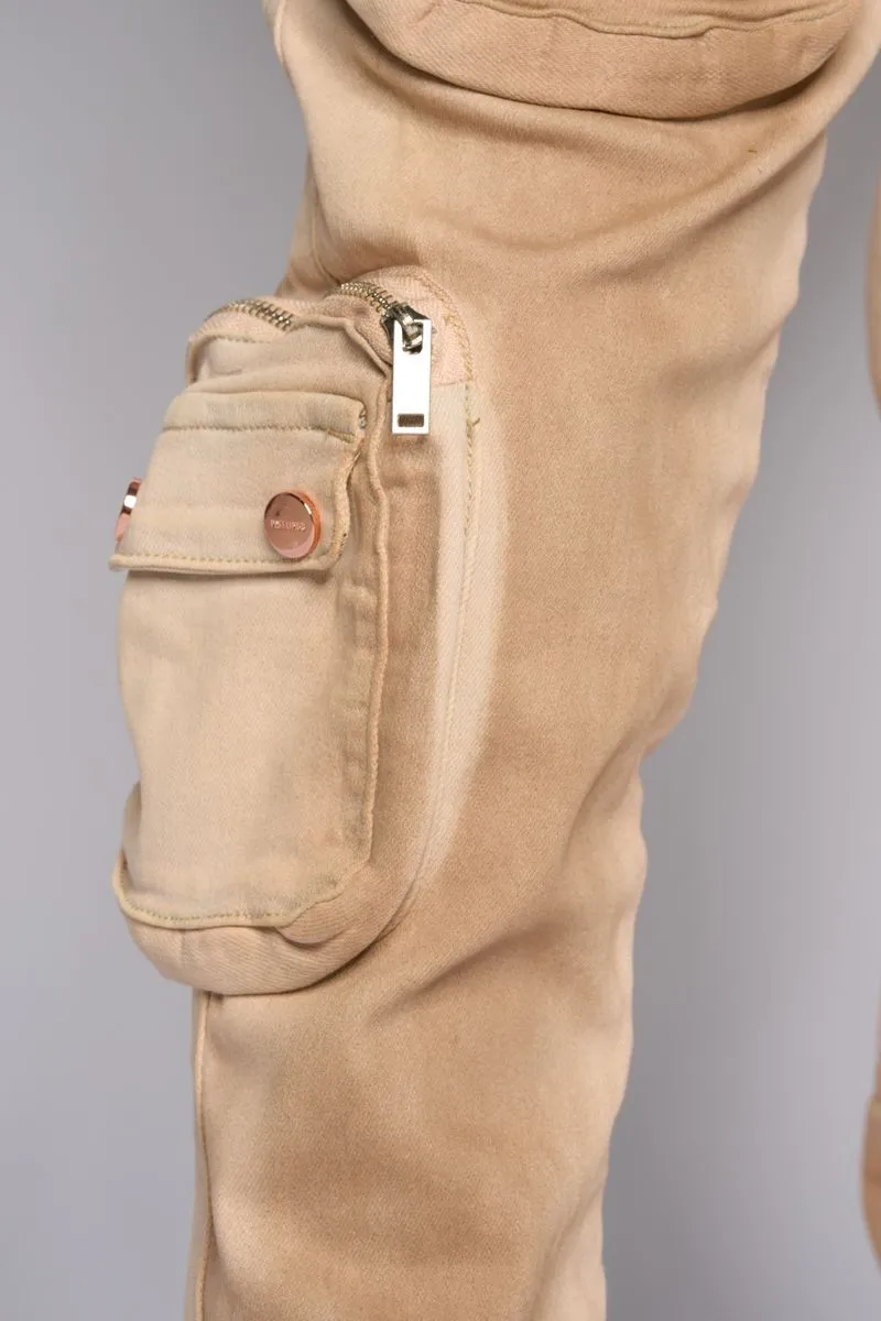 PHEELINGS JOURNEY TO GREATNESS FLARE STACK DENIM (CREAM)
