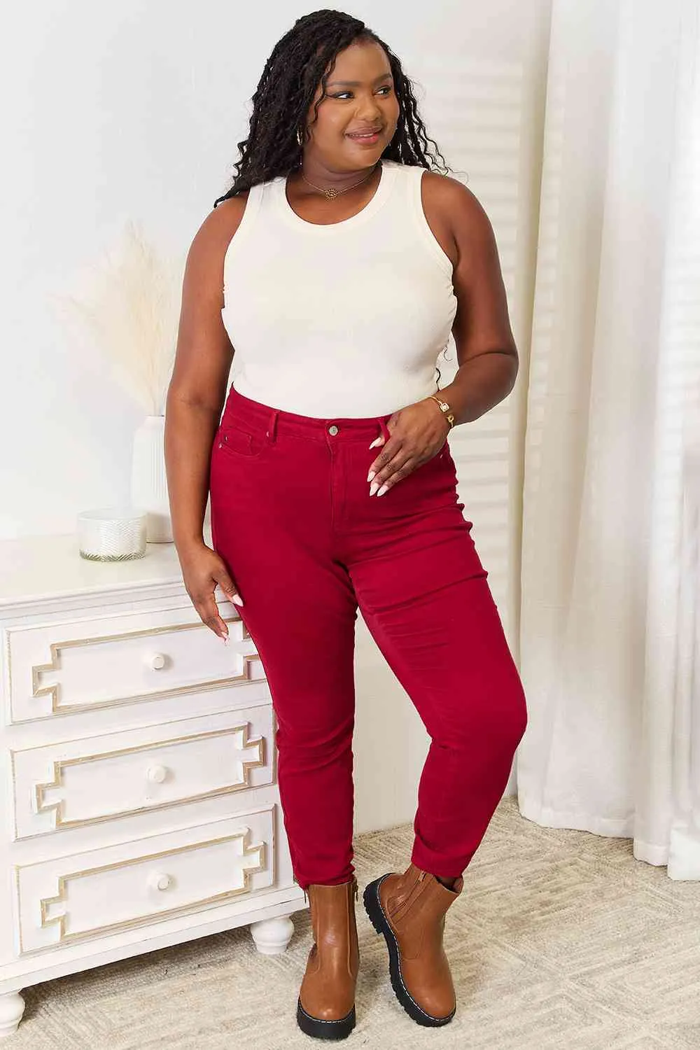 Phyllis Basic Bae Full Size Round Neck Tank
