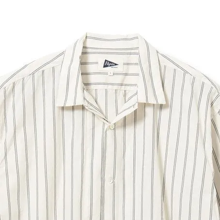 Pilgrim Surf Supply - Claude Longsleeve Shirt - Natural Stripe