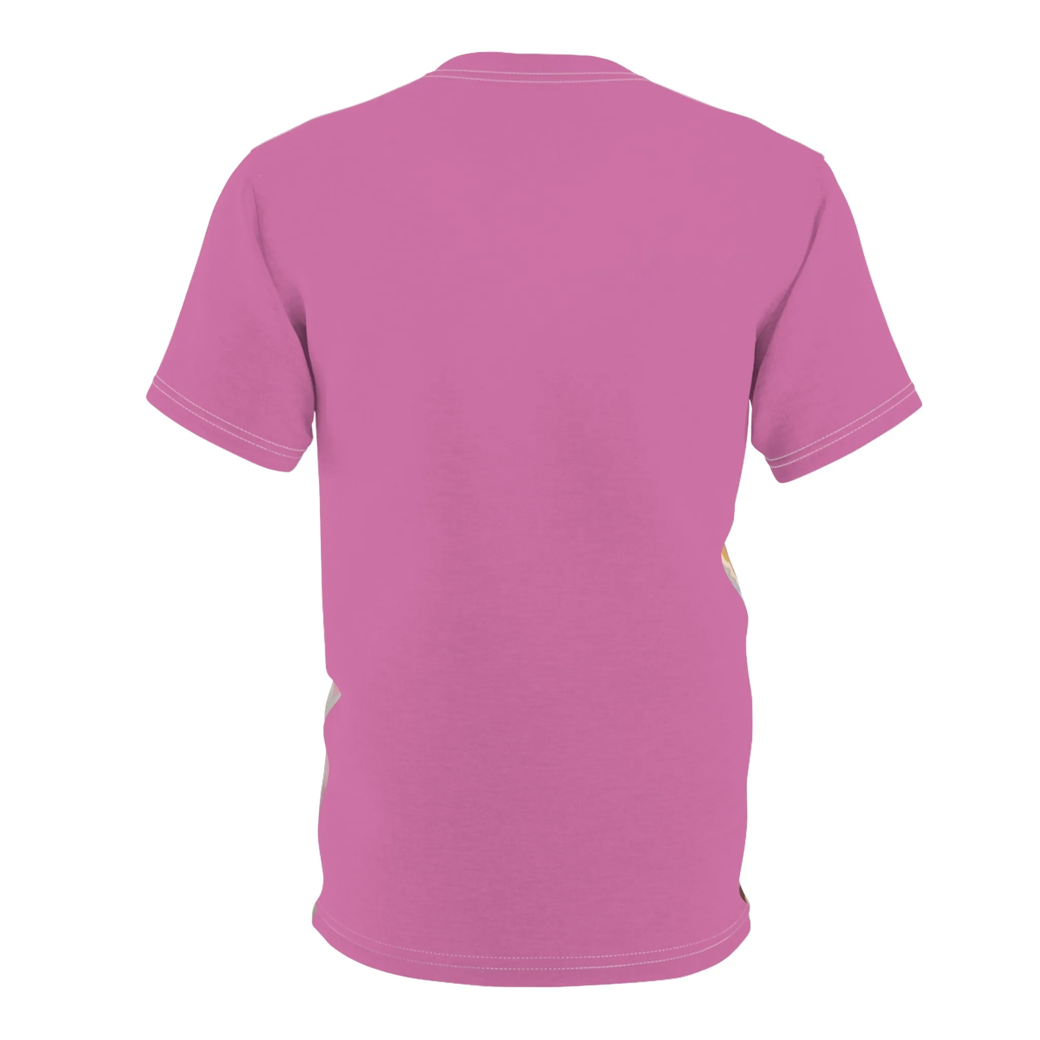 Pink n Silver vibe Unisex Cut & Sew Tee (AOP)