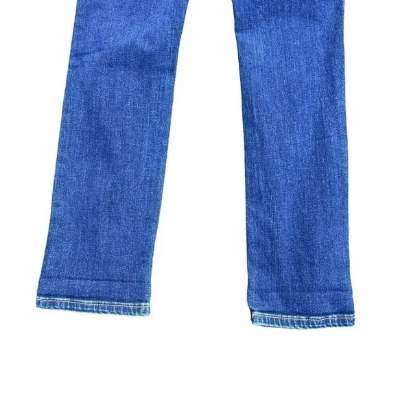 Pinkblush Maternity Women's Distressed Stretch Blue Straight Jeans Size 26 NWOT