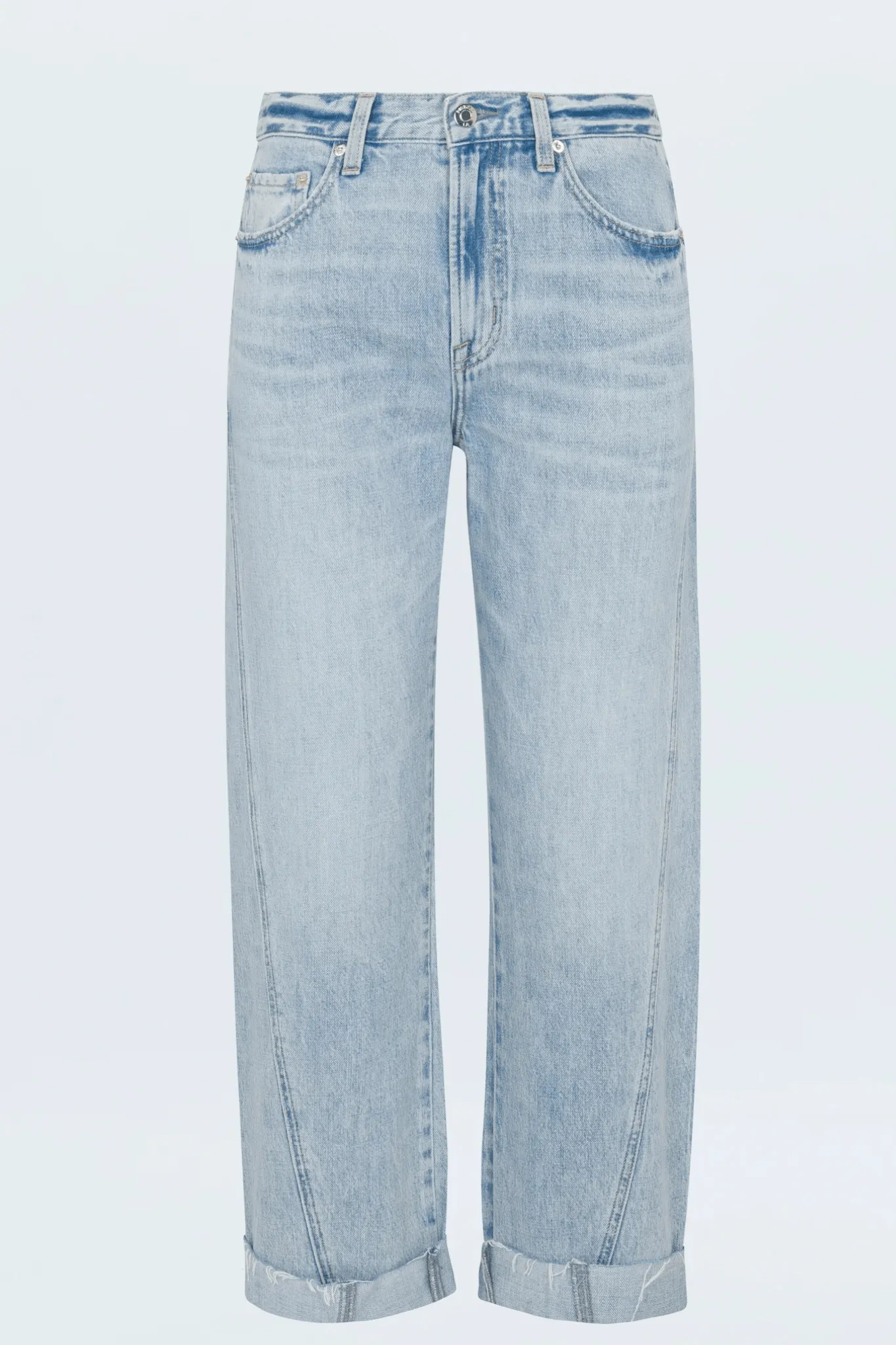 Pistola: Kacey Mid Rise Cuffed Boyfriend Pant in Berkeley