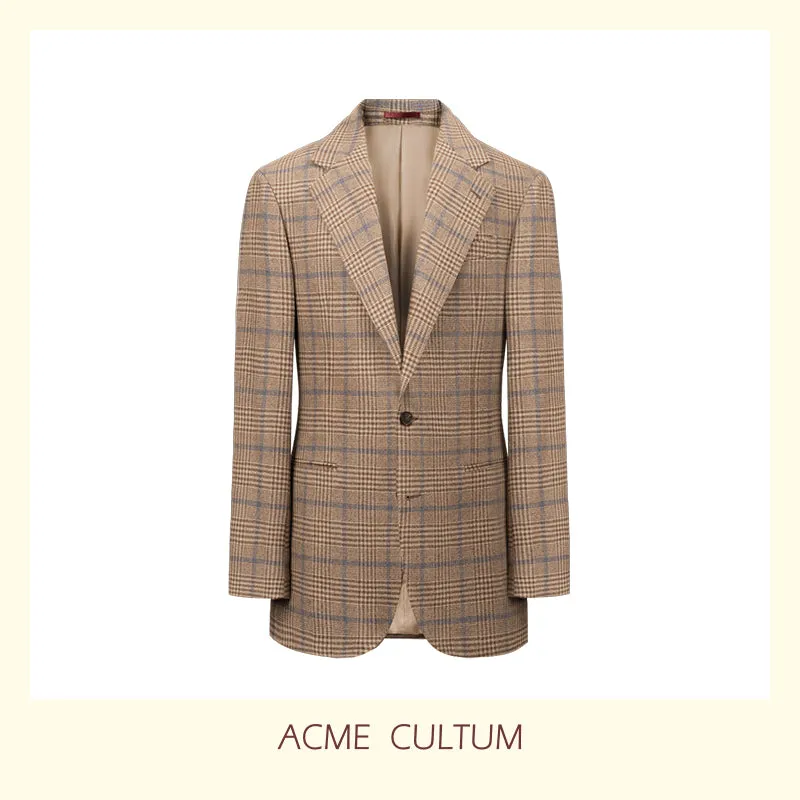 Plaid Wool Blazer