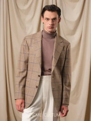 Plaid Wool Blazer