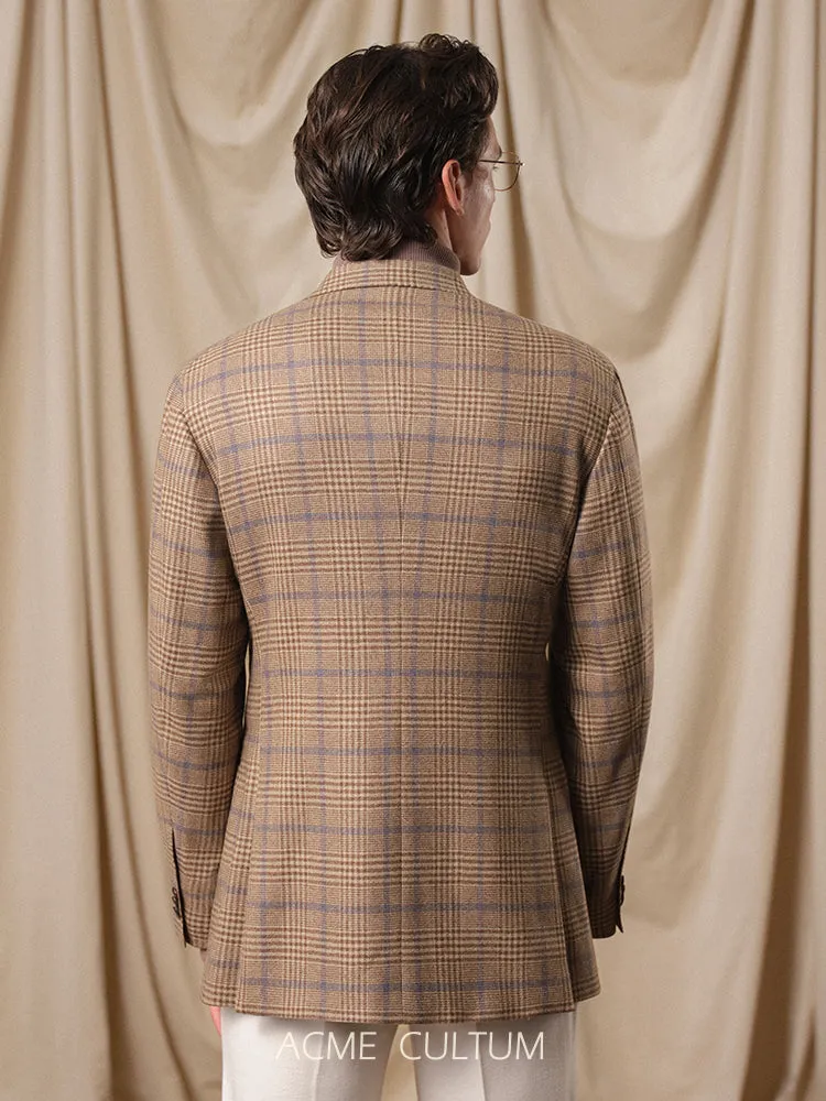 Plaid Wool Blazer
