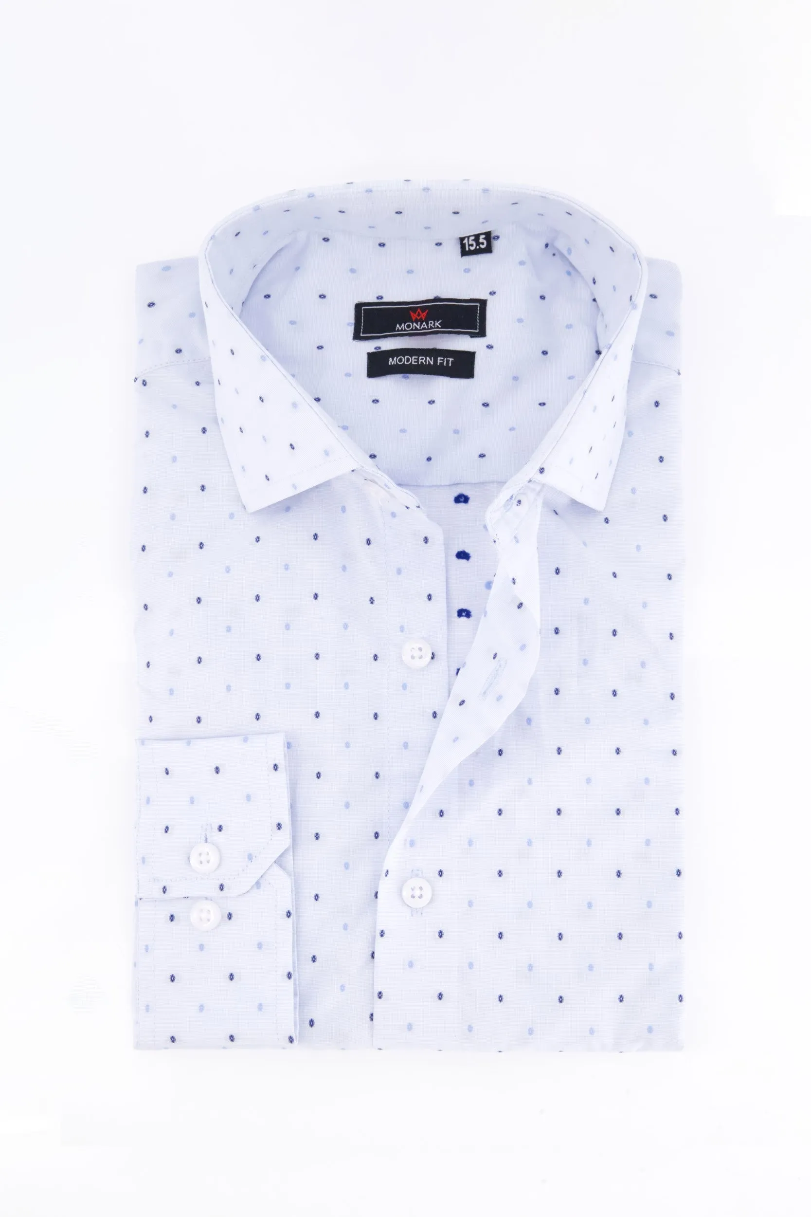 PLAIN DOTTED FORMAL SHIRT