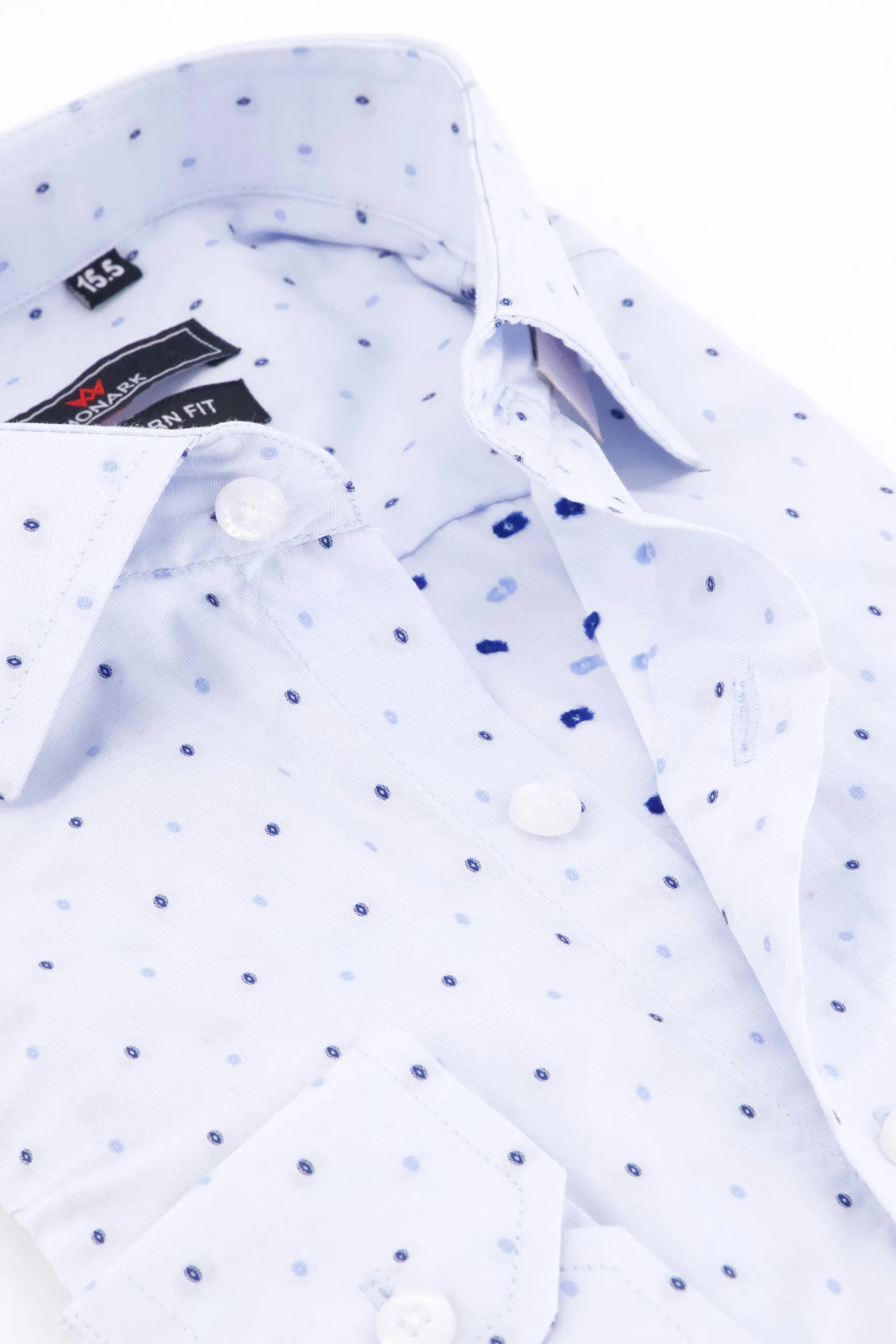PLAIN DOTTED FORMAL SHIRT
