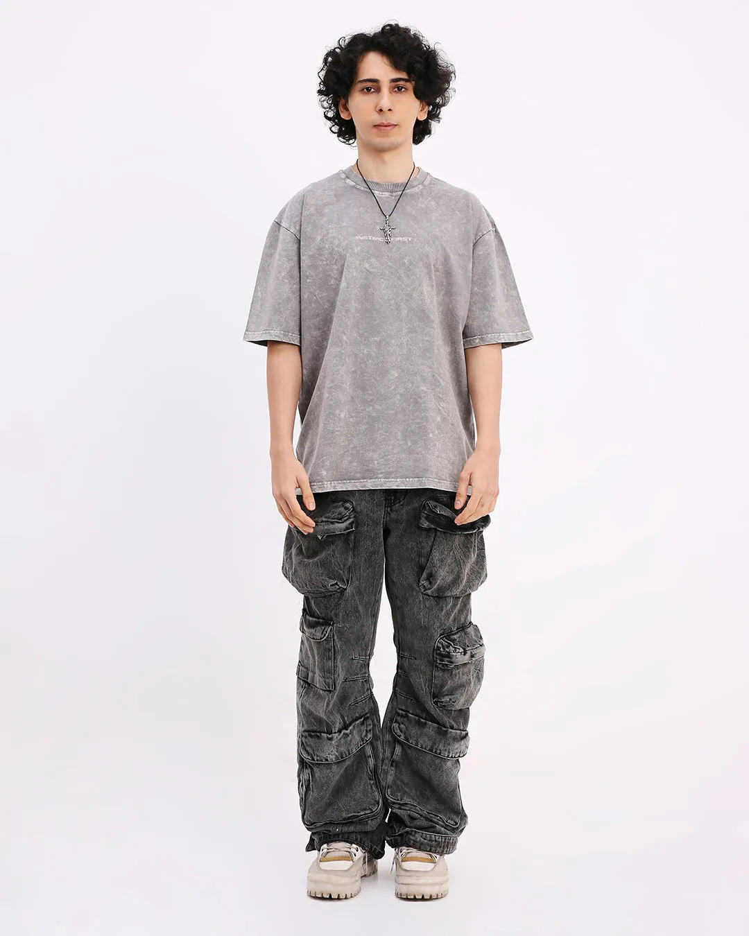 Platinum Washed Out Oversized T-shirt