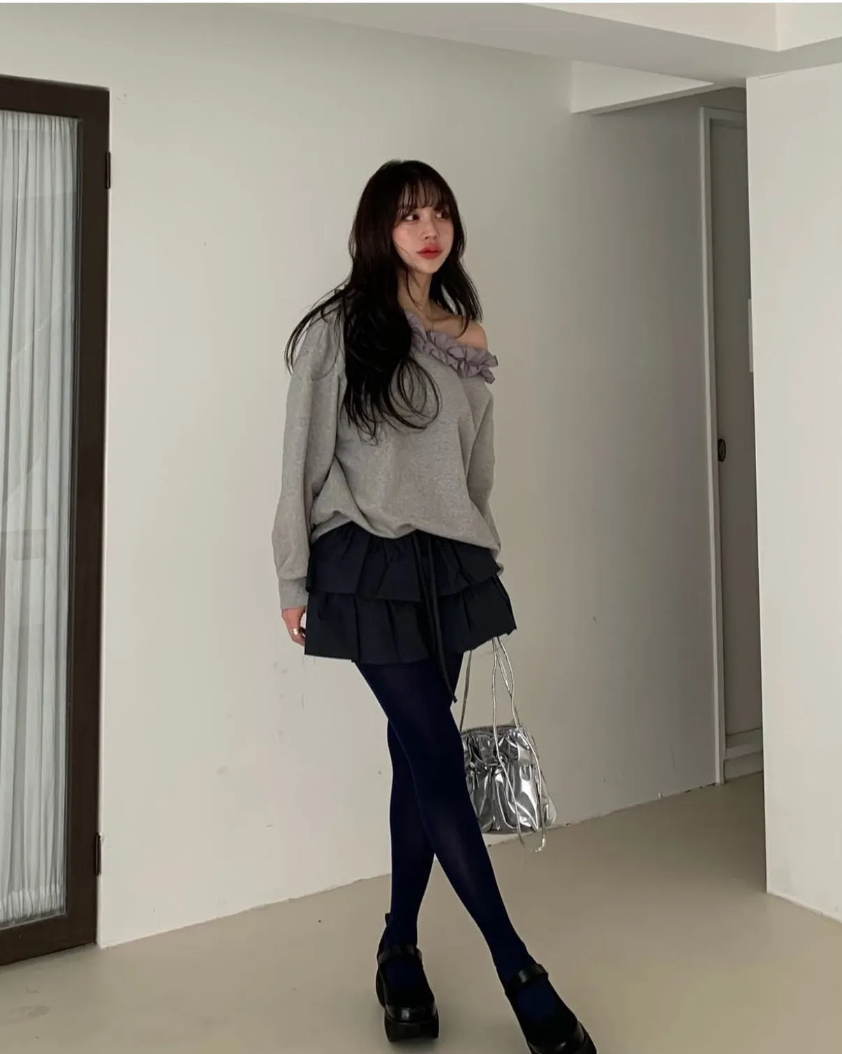 Pleated Cake Dress Pant skirt