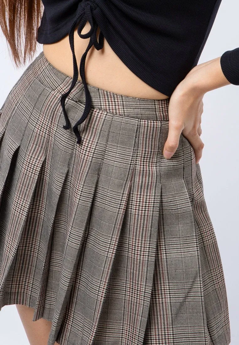 Pleated Mini Skirt