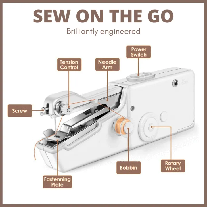 Portable Handheld Electric Sewing Machine
