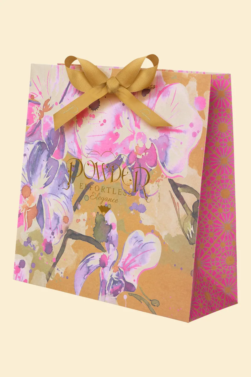 Powder Watercolour Orchids Kimono Jacket
