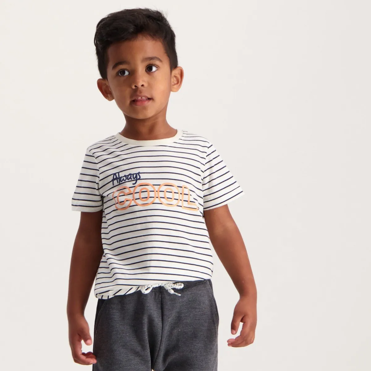 Pre-Boys 2 Pack T-Shirts -Navy/Stripe