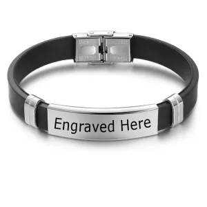 Premium Quality Stainless Steel Gold Plated Fashion Bracelet Bangle for Men