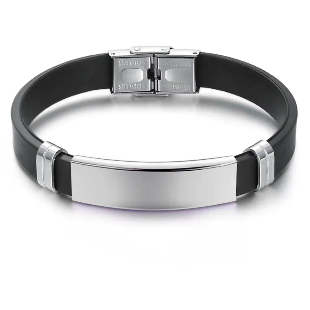 Premium Quality Stainless Steel Gold Plated Fashion Bracelet Bangle for Men