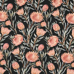 Printed Mini Matt Protea Classic Black