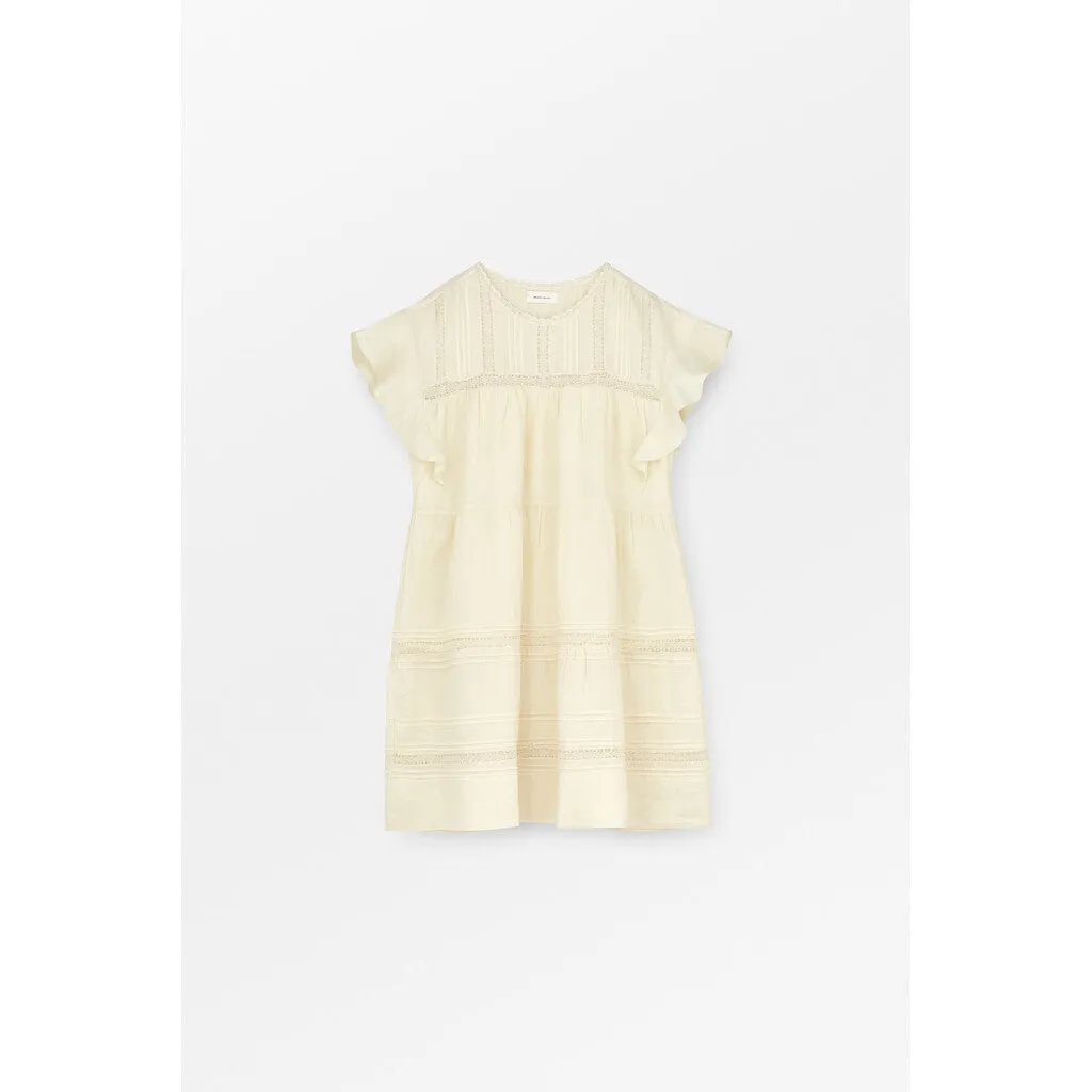 Pristine dress in buttermilk