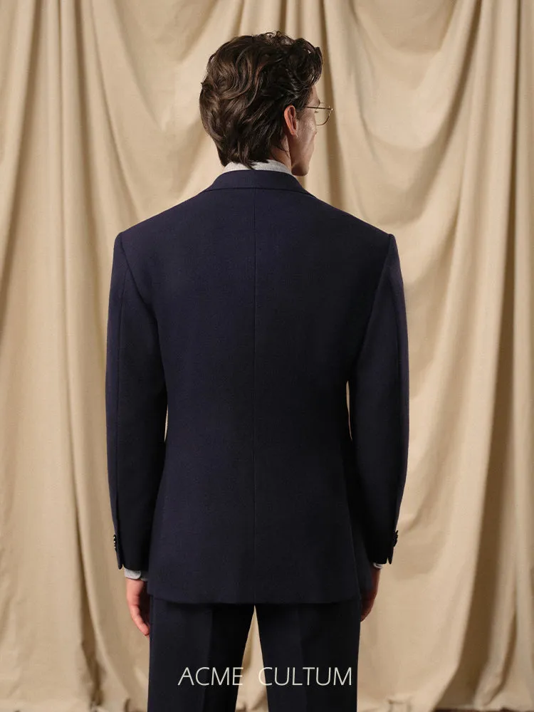Pure Wool Flannel Blazer