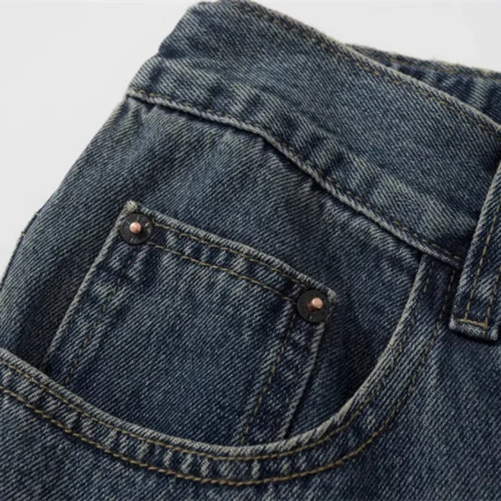 "American High Street Loose Ripped" Jeans