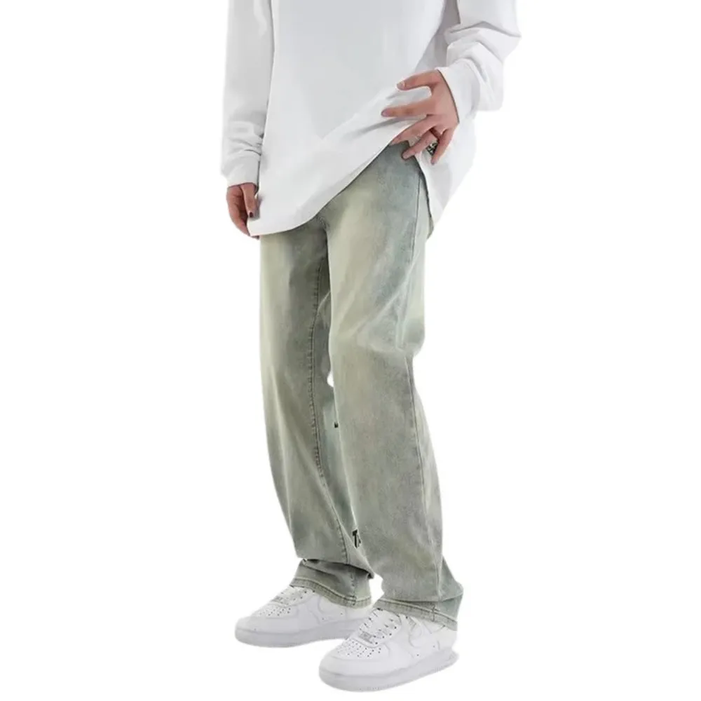 "American Letter Graphic Straight" Jeans
