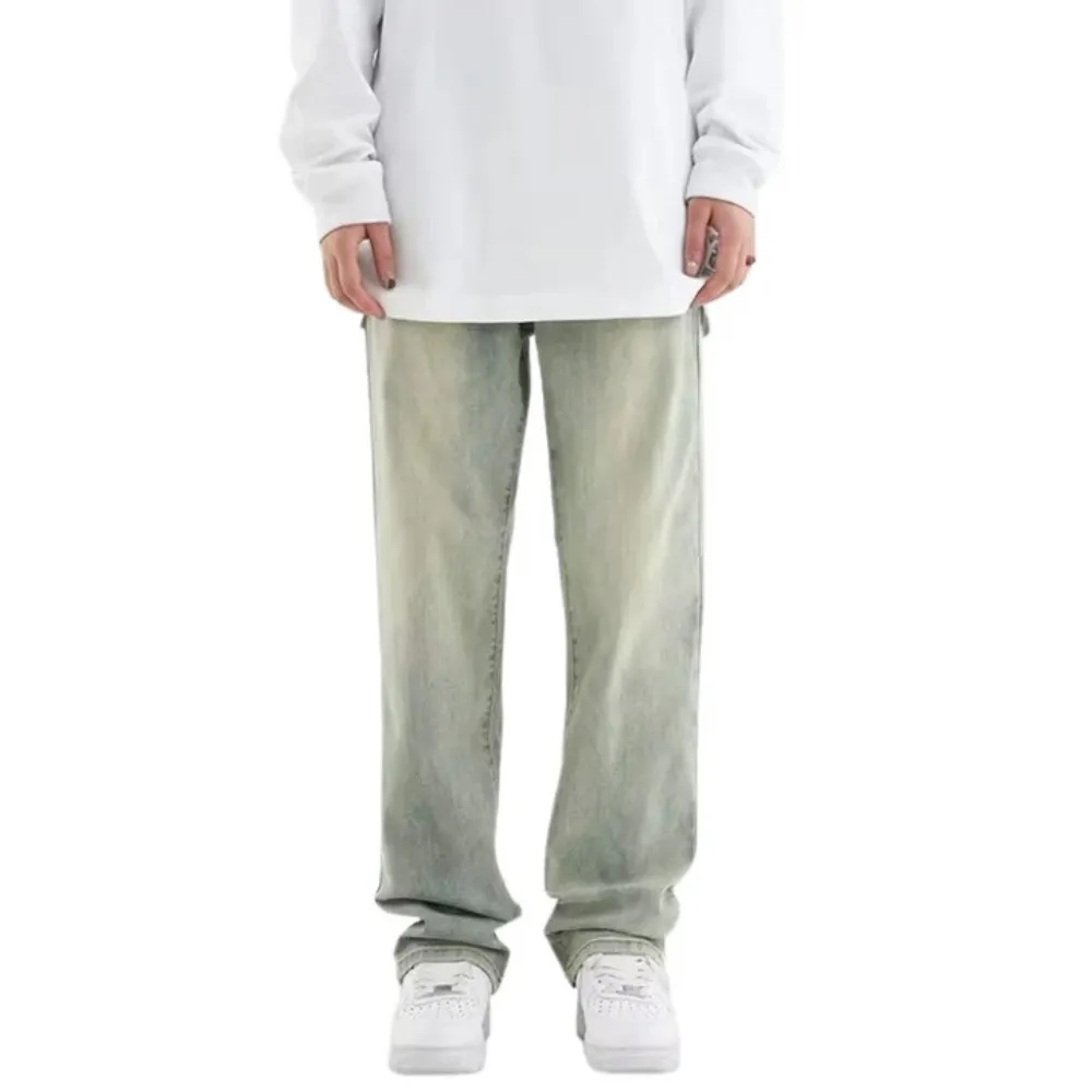 "American Letter Graphic Straight" Jeans