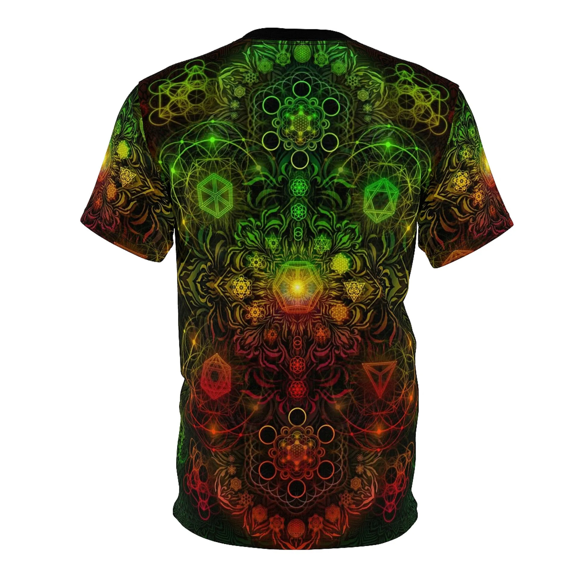 "Elements Sacred Geometry" V5 Rasta AOP Crew - Yantrat Design