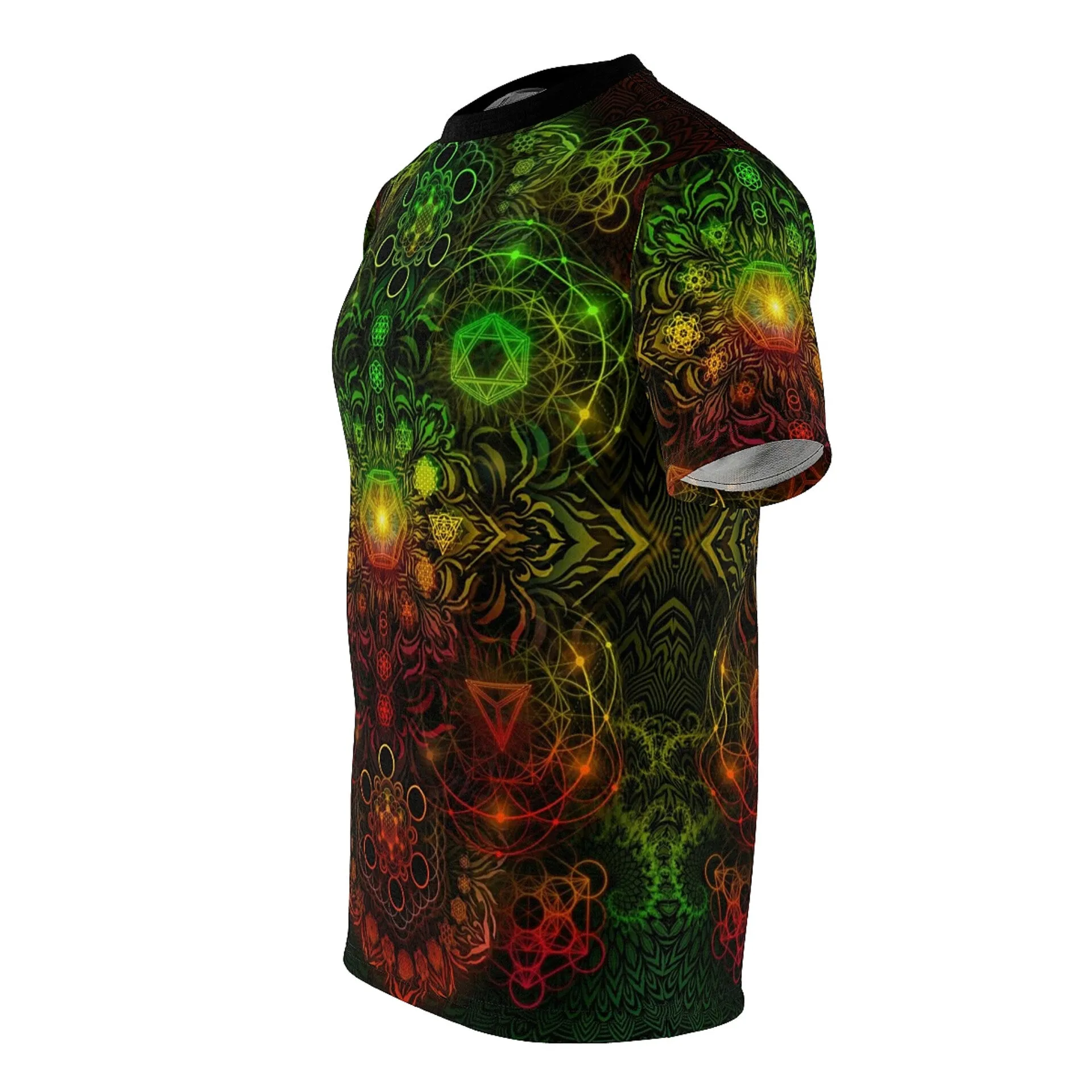 "Elements Sacred Geometry" V5 Rasta AOP Crew - Yantrat Design