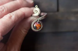 "Shades of Fall" Copper Adjustable Ring