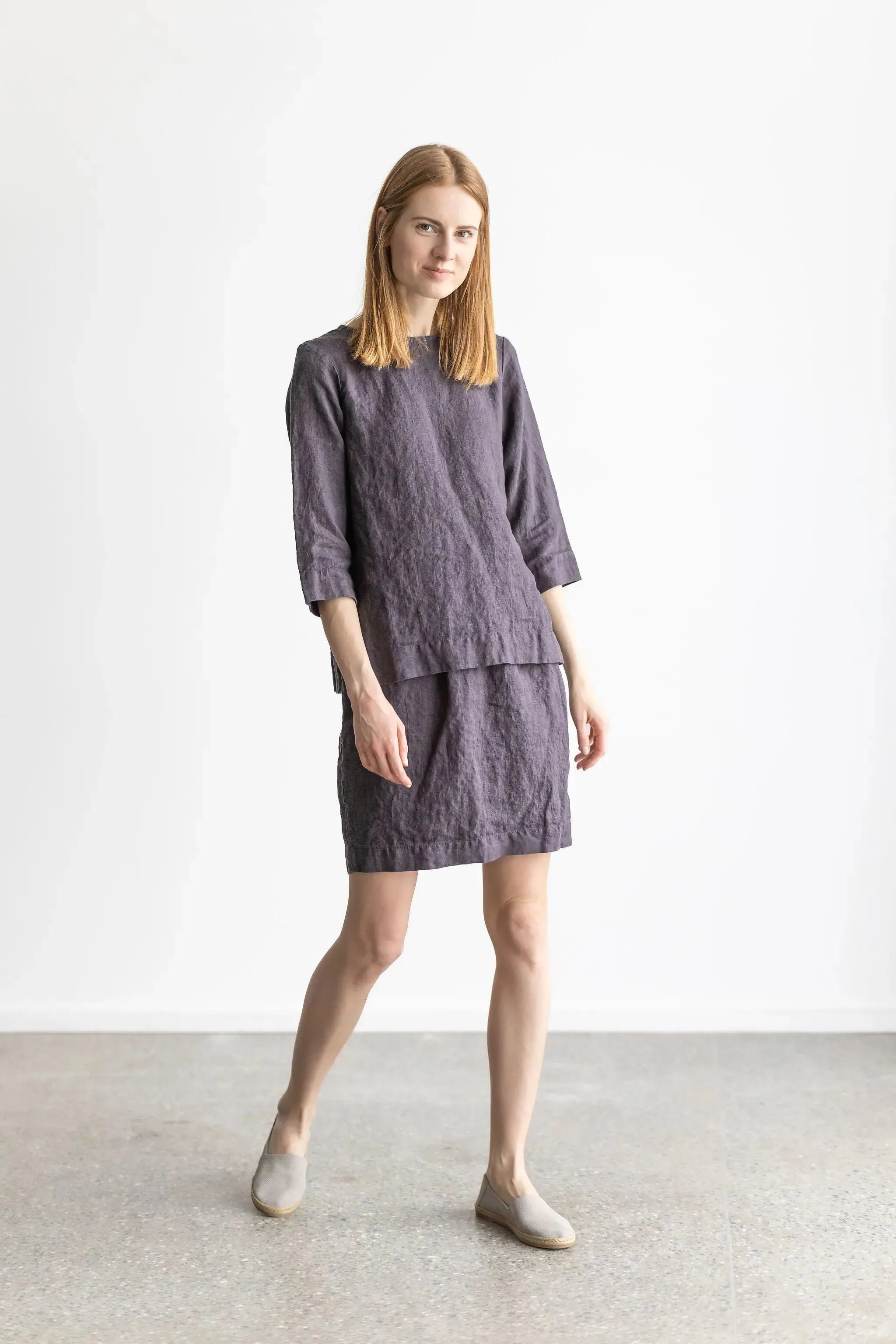 READY TO SHIP Classic Linen Blouse