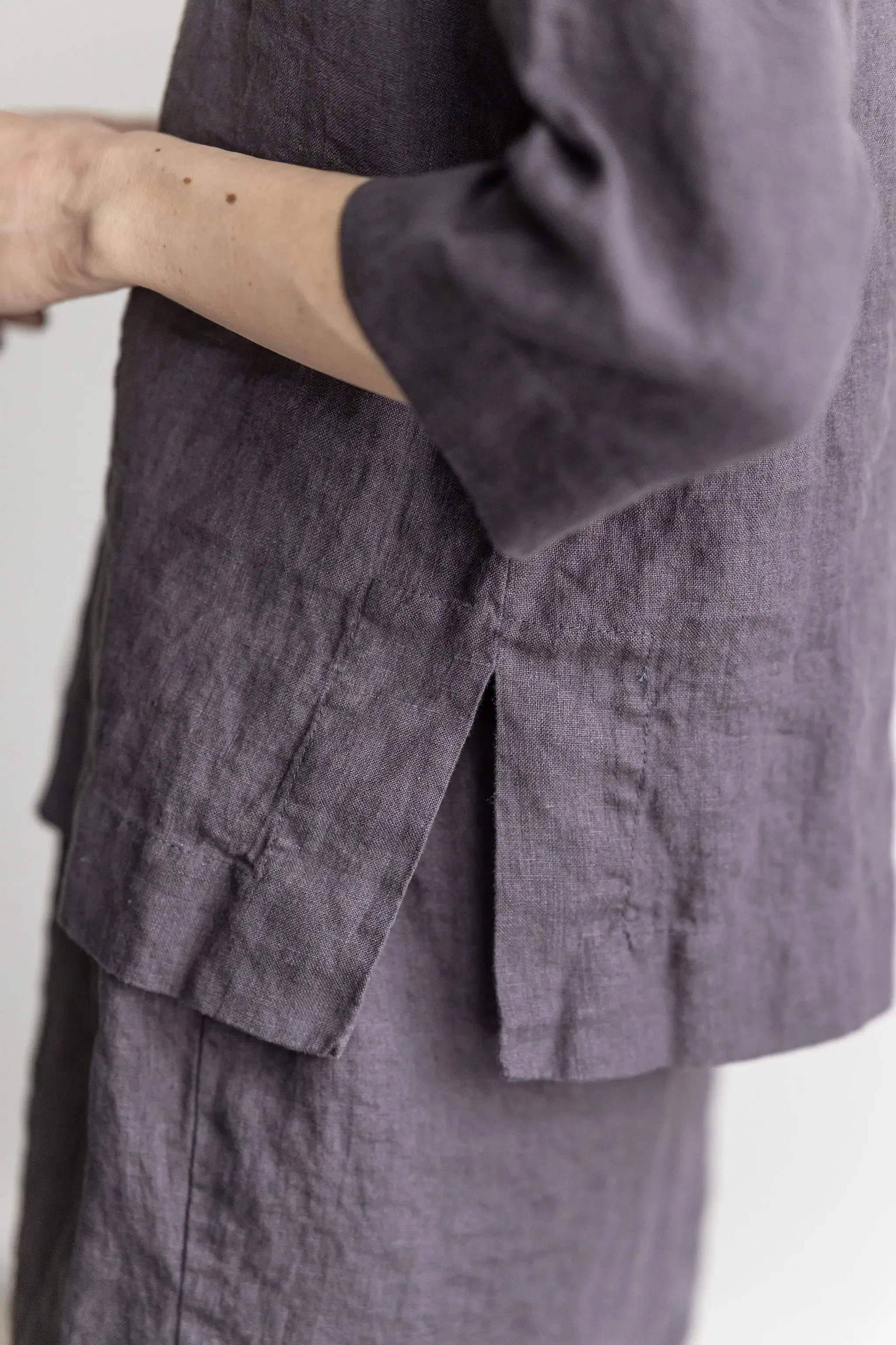 READY TO SHIP Classic Linen Blouse