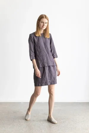 READY TO SHIP Classic Linen Blouse
