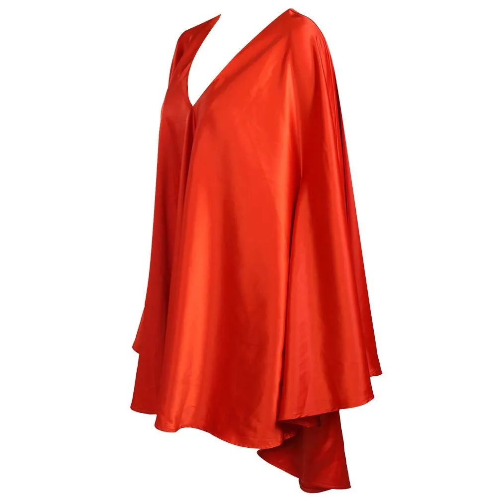 Red Cape Dress