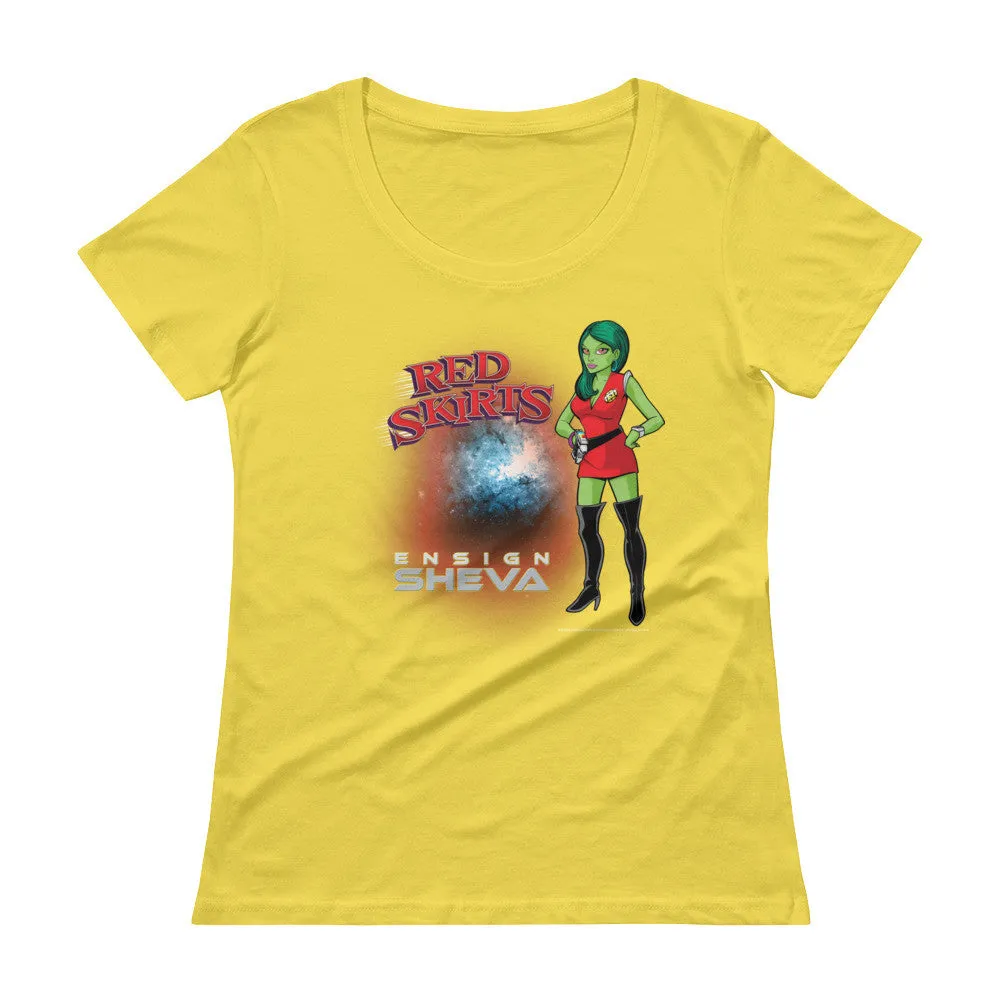 Red Skirts: Ensign Sheva Scoop Neck T-Shirt