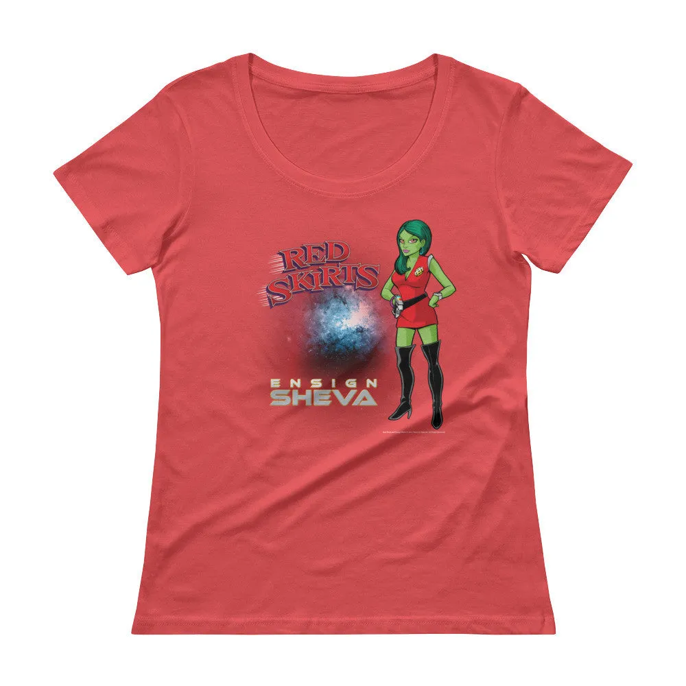 Red Skirts: Ensign Sheva Scoop Neck T-Shirt